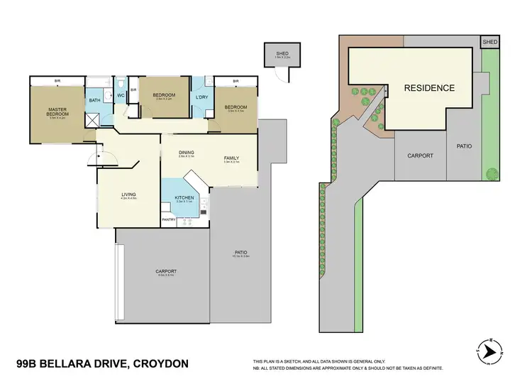Floorplan of Homely house listing, 99b Bellara Drive, Croydon VIC 3136