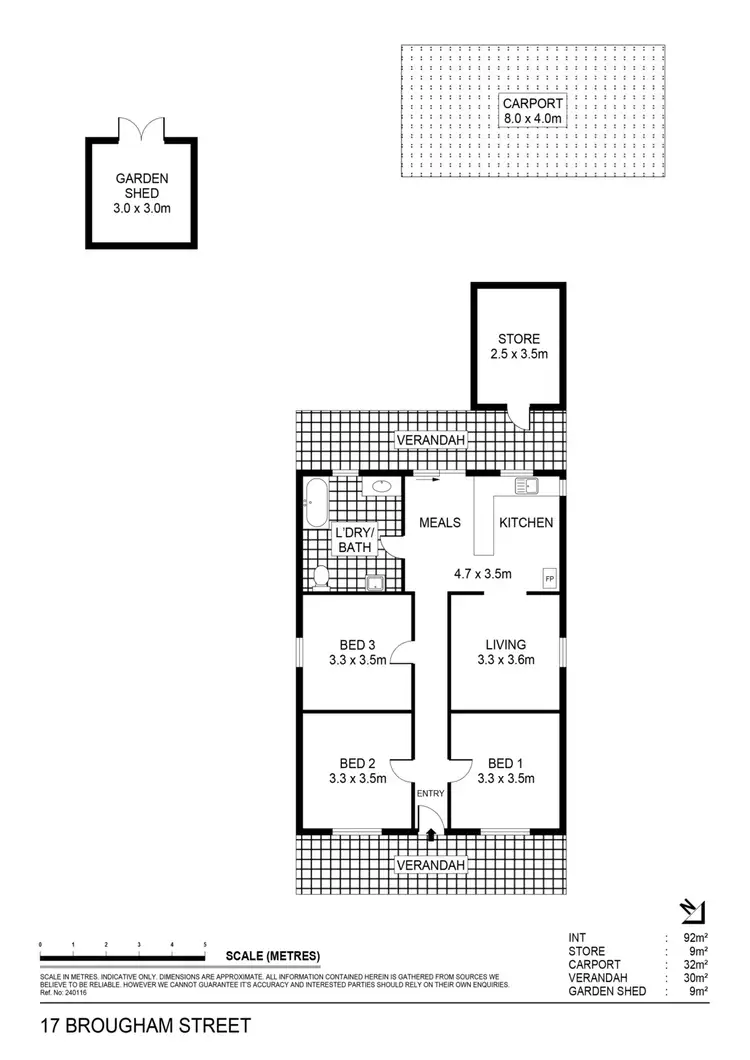 Floorplan of Homely house listing, 17 Brougham Street, Maryborough VIC 3465
