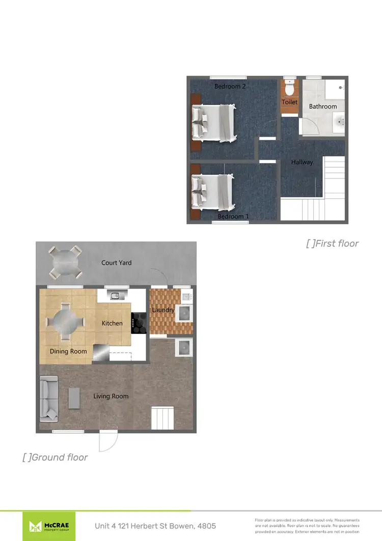 Floorplan of Homely unit listing, 4/121 Herbert Street, Bowen QLD 4805