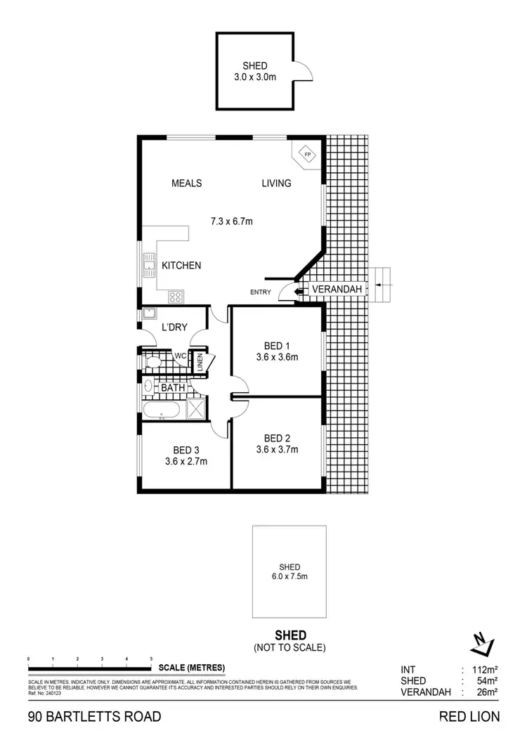 Floorplan of Homely house listing, 90 Bartletts Road, Red Lion VIC 3371