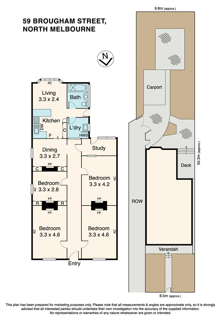 Floorplan of Homely house listing, 59 Brougham Street, North Melbourne VIC 3051