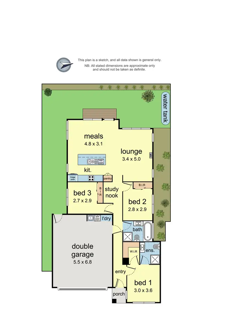Floorplan of Homely unit listing, 23a St Leonards Road, Healesville VIC 3777