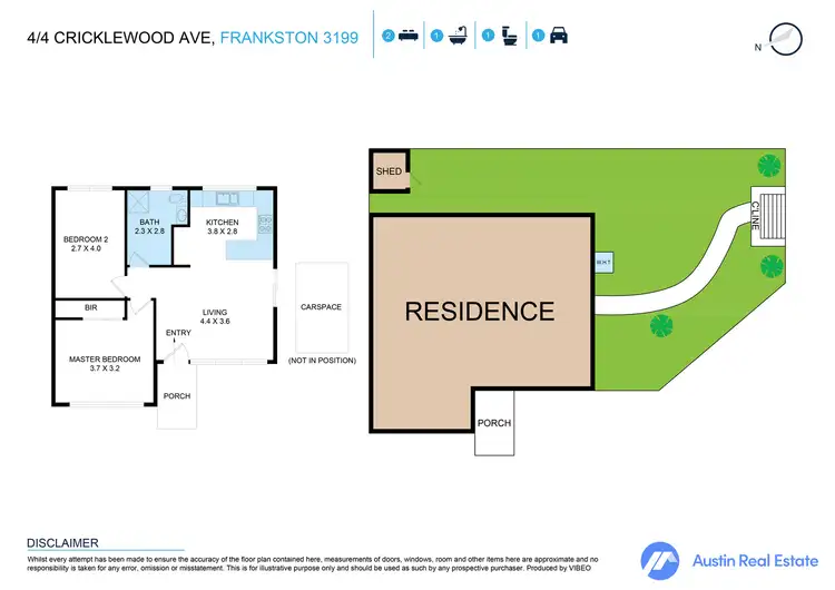 Floorplan of Homely unit listing, Address available on request