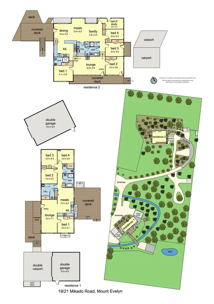 Floorplan of Homely house listing, 19-21 Mikado Road, Mount Evelyn VIC 3796