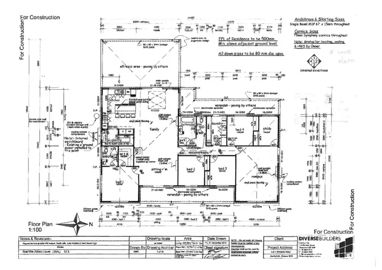 Floorplan of Homely rural property listing, 1758 Shinnicks Road, Numurkah VIC 3636