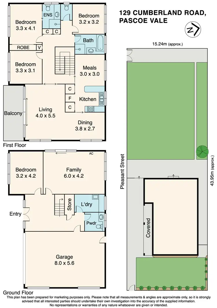 Floorplan of Homely house listing, 129 Cumberland Road, Pascoe Vale VIC 3044