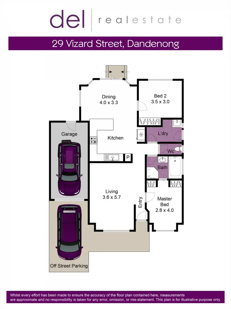Floorplan of Homely unit listing, 29 Vizard Street, Dandenong VIC 3175
