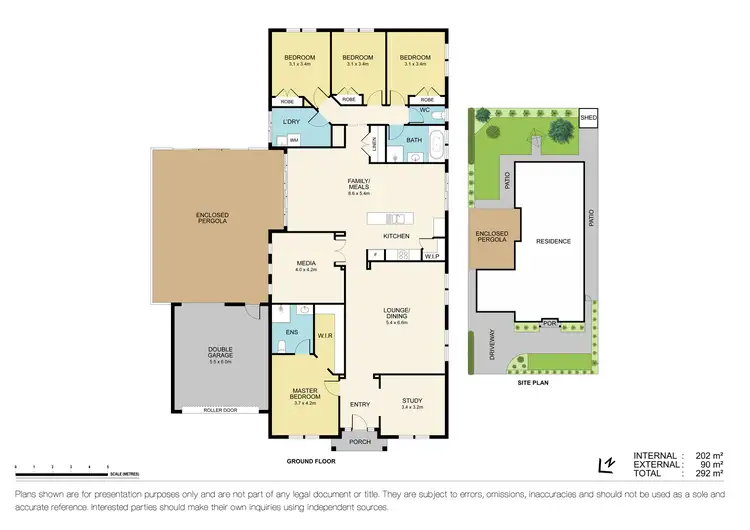 Floorplan of Homely house listing, 45 Speargrass Drive, Hillside VIC 3037