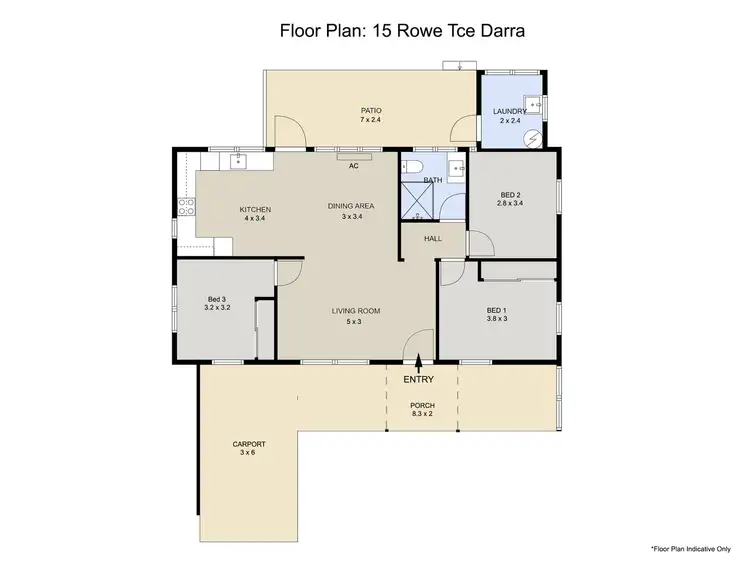 Floorplan of Homely house listing, 15 Rowe Terrace, Darra QLD 4076