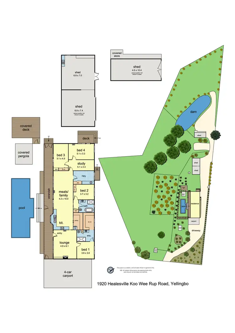 Floorplan of Homely rural property listing, 1920 Healesville-Koo Wee Rup Road, Yellingbo VIC 3139