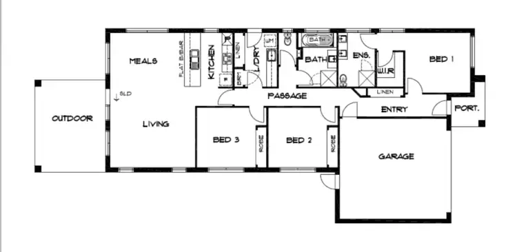 Floorplan of Homely house listing, 35 Chisholm, Maryborough VIC 3465