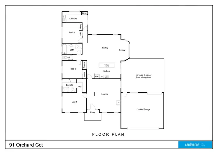 Floorplan of Homely house listing, 91 Orchard Circuit, Shepparton VIC 3630