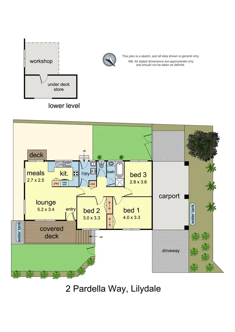 Floorplan of Homely house listing, 2 Pardella Way, Lilydale VIC 3140