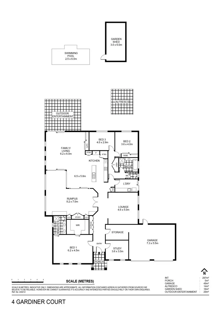 Floorplan of Homely house listing, 4 Gardiner Court, Maryborough VIC 3465