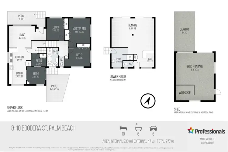 Floorplan of Homely house listing, 8-10 Boodera Road, Palm Beach QLD 4221