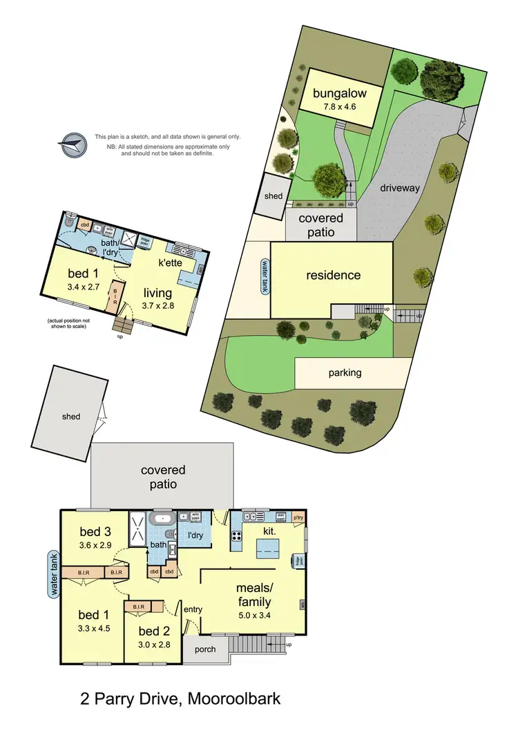Floorplan of Homely house listing, 2 Parry Drive, Mooroolbark VIC 3138