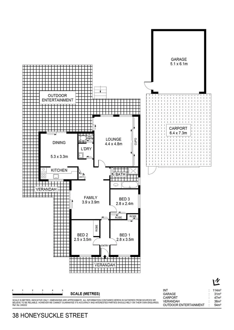 Floorplan of Homely house listing, 38 Honeysuckle Street, Bendigo VIC 3550