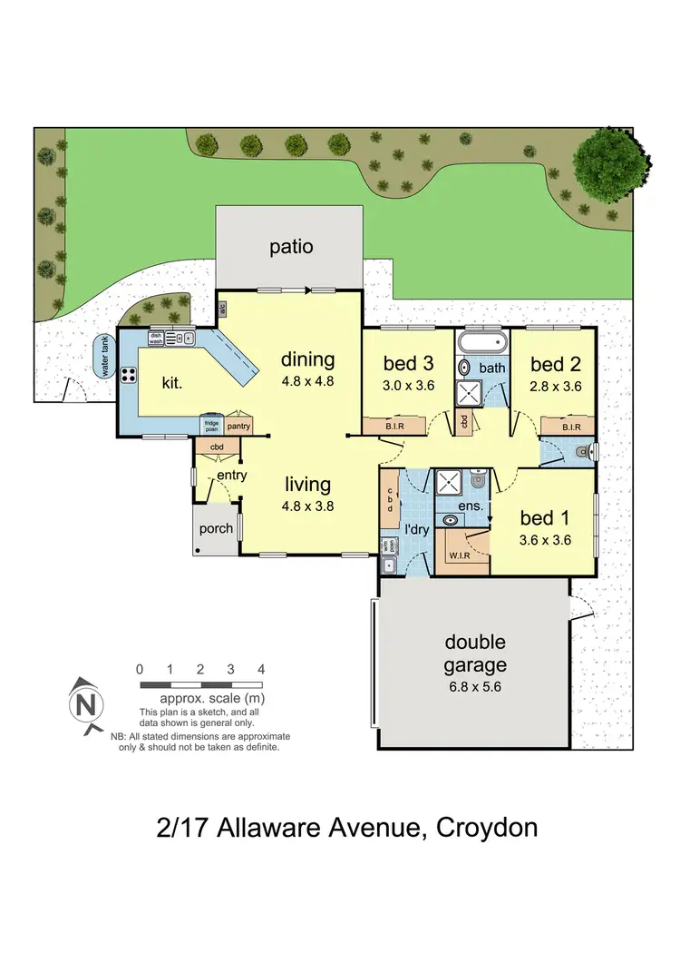 Floorplan of Homely house listing, 2/17 Allaware Avenue, Croydon VIC 3136