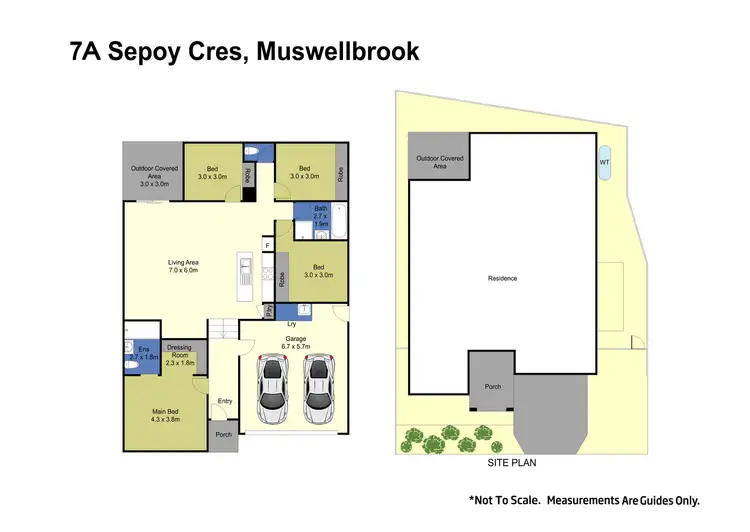 Floorplan of Homely house listing, 7A Sepoy Crescent, Muswellbrook NSW 2333