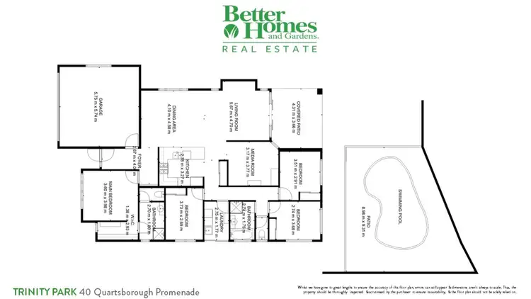 Floorplan of Homely house listing, 40 Quartzborough Promenade, Trinity Park QLD 4879
