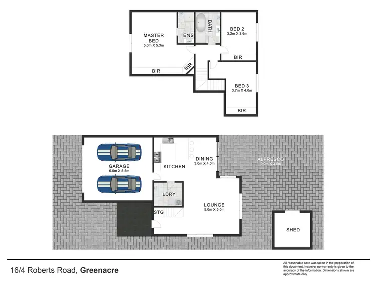 Floorplan of Homely townhouse listing, 16/4-38 Roberts Road, Greenacre NSW 2190