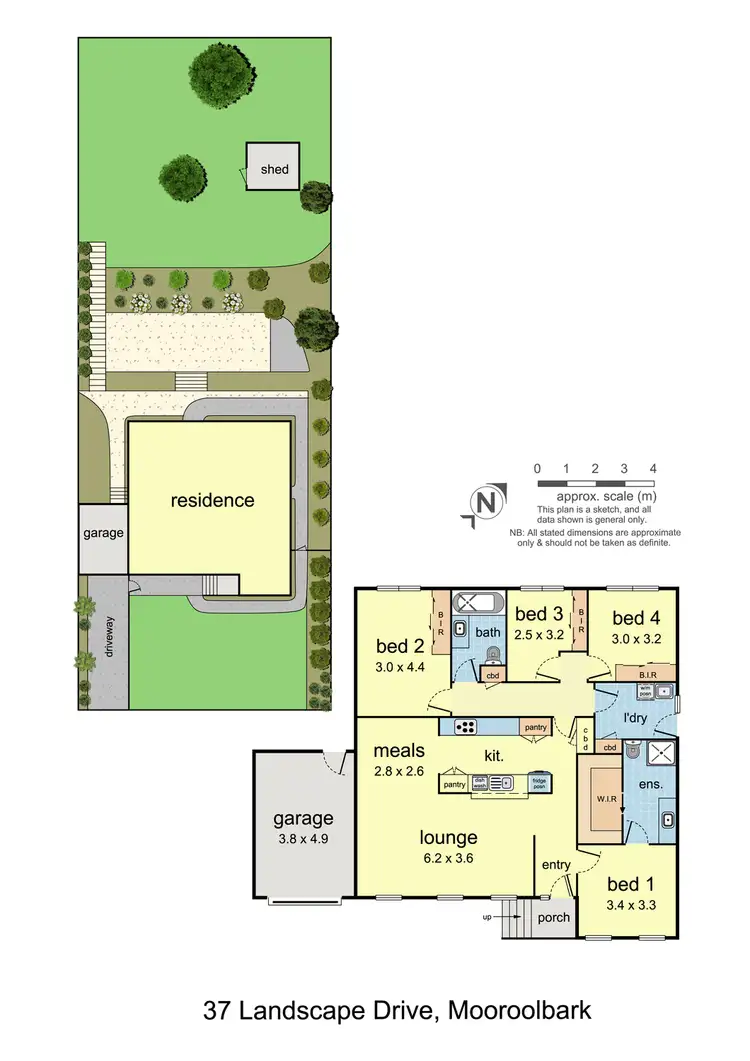 Floorplan of Homely house listing, 37 Landscape Drive, Mooroolbark VIC 3138