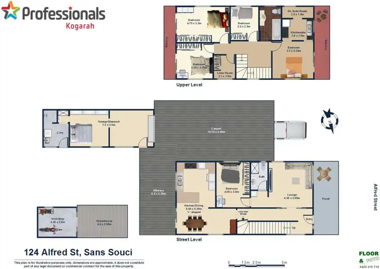 Floorplan of Homely house listing, 124 Alfred Street, Sans Souci NSW 2219