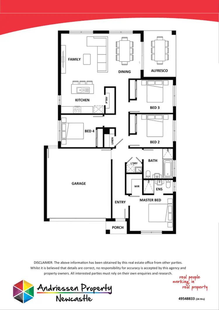 Floorplan of Homely house listing, 17 Brushworth Drive, Edgeworth NSW 2285