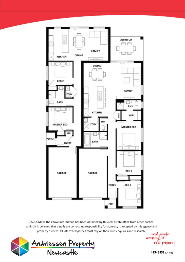 Floorplan of Homely house listing, 25 Brushworth Drive, Edgeworth NSW 2285