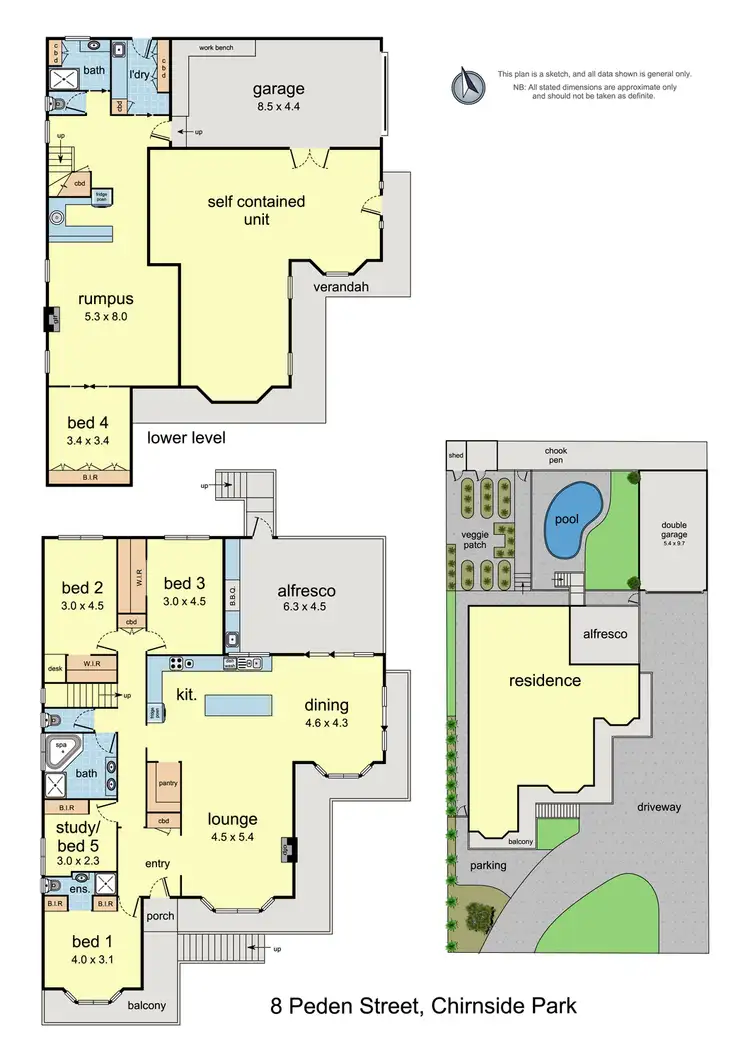 Floorplan of Homely house listing, 8 Peden Street, Chirnside Park VIC 3116