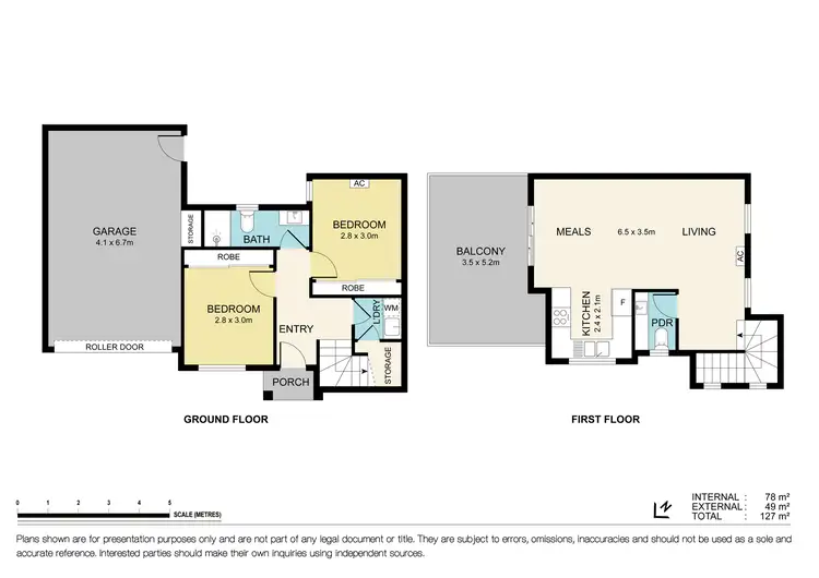 Floorplan of Homely townhouse listing, 2/56 Melfin Drive, Hillside VIC 3037