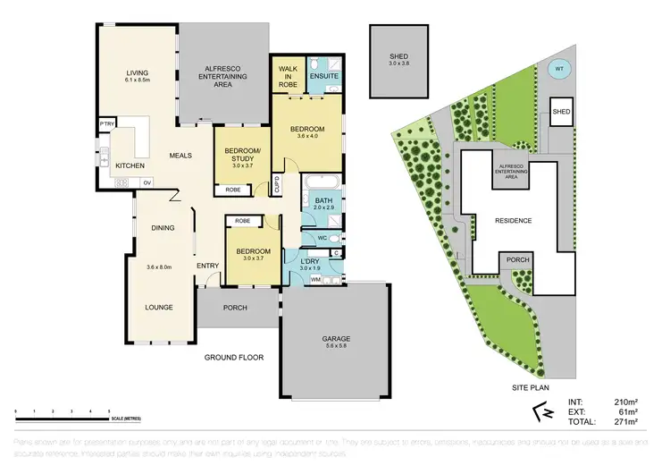 Floorplan of Homely house listing, 8 Krona Rise, Keilor Lodge VIC 3038