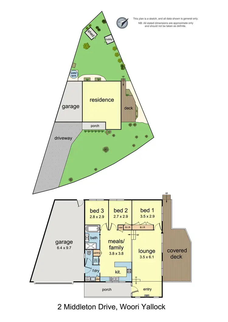 Floorplan of Homely house listing, 2 Middleton Drive, Woori Yallock VIC 3139