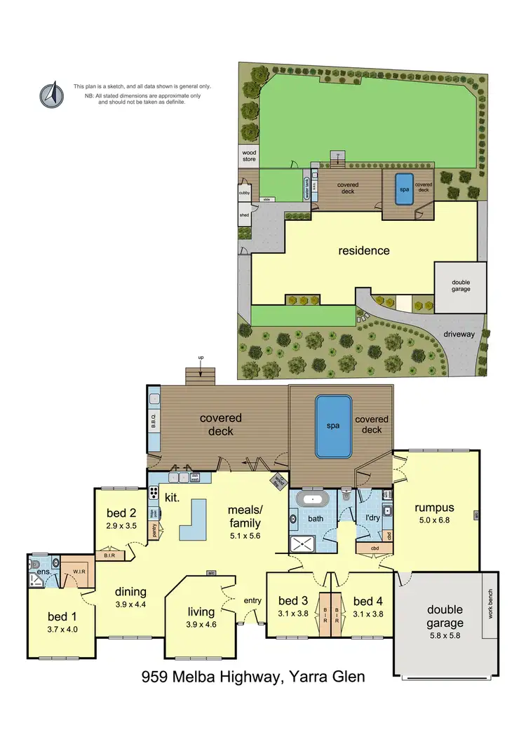 Floorplan of Homely house listing, 959 Melba Highway, Yarra Glen VIC 3775