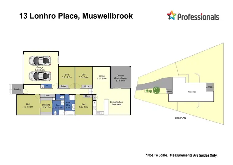 Floorplan of Homely house listing, 13 Lonhro Place, Muswellbrook NSW 2333