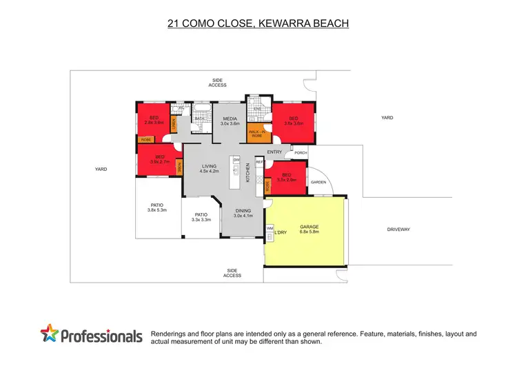 Floorplan of Homely house listing, 21 Como Close, Kewarra Beach QLD 4879