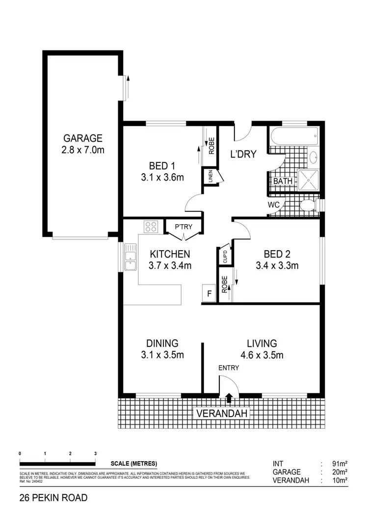 Floorplan of Homely unit listing, 26 Pekin Road, Maryborough VIC 3465
