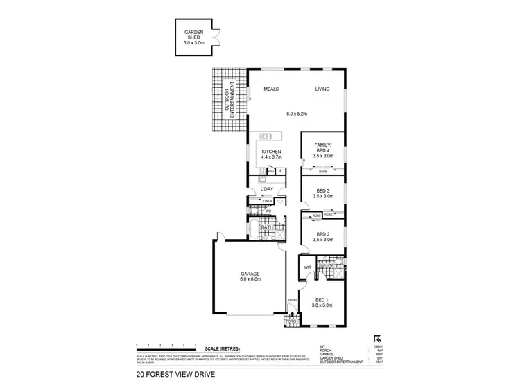 Floorplan of Homely house listing, 20 Forest View Drive, Maryborough VIC 3465