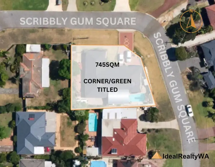 Floorplan of Homely house listing, 14 Scribbly Gum Square, Willetton WA 6155