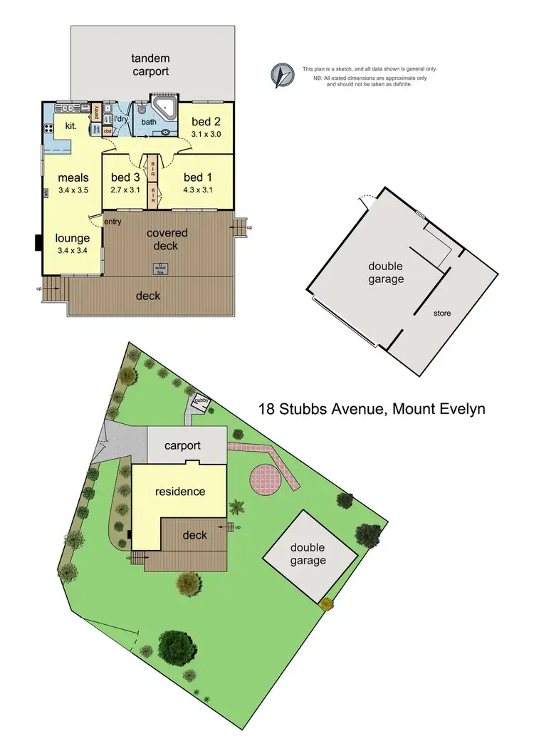 Floorplan of Homely house listing, 18 Stubbs Avenue, Mount Evelyn VIC 3796