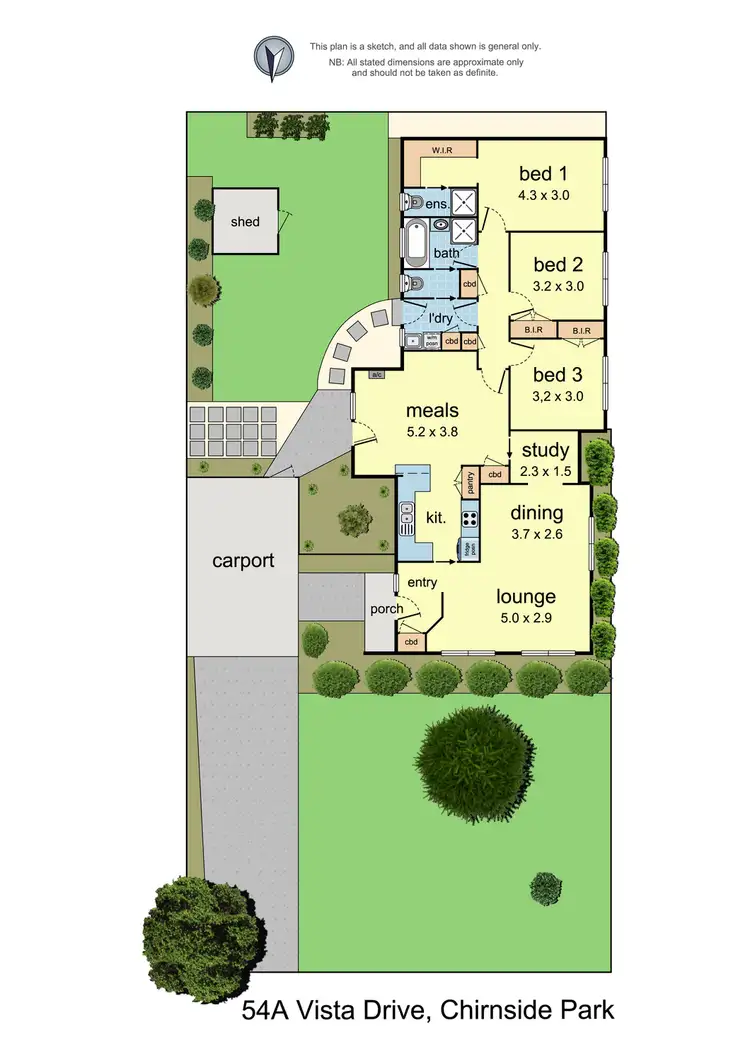 Floorplan of Homely house listing, 54a Vista Drive, Chirnside Park VIC 3116