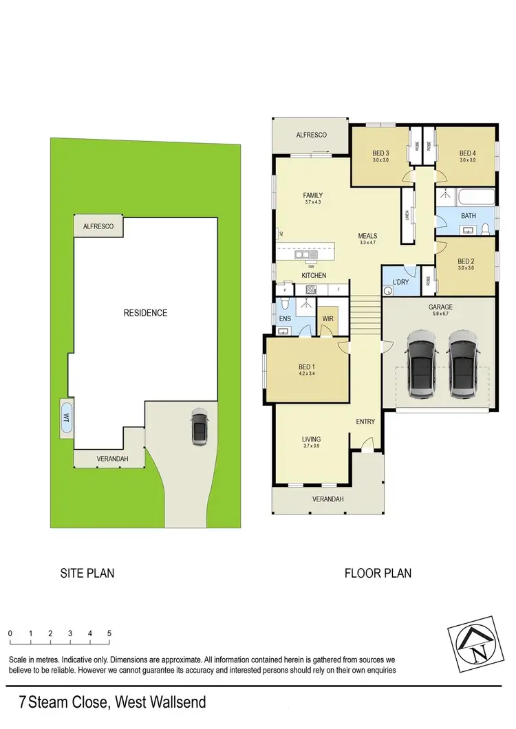 Floorplan of Homely house listing, 7 Steam Close, West Wallsend NSW 2286