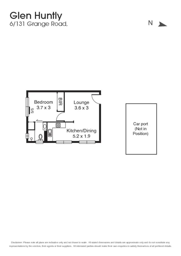 Floorplan of Homely apartment listing, 6/131 Grange Road, Glen Huntly VIC 3163