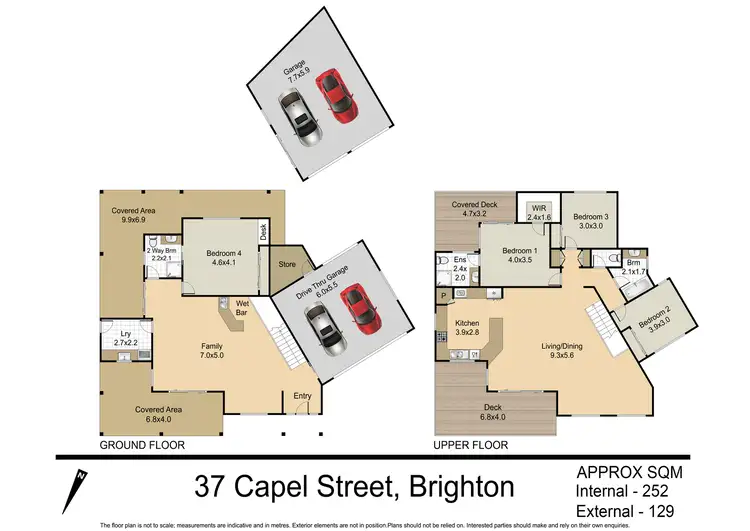 Floorplan of Homely house listing, 37 Capel Street, Brighton QLD 4017