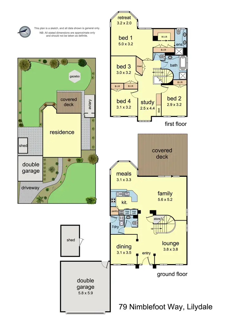 Floorplan of Homely house listing, 79 Nimblefoot Way, Lilydale VIC 3140