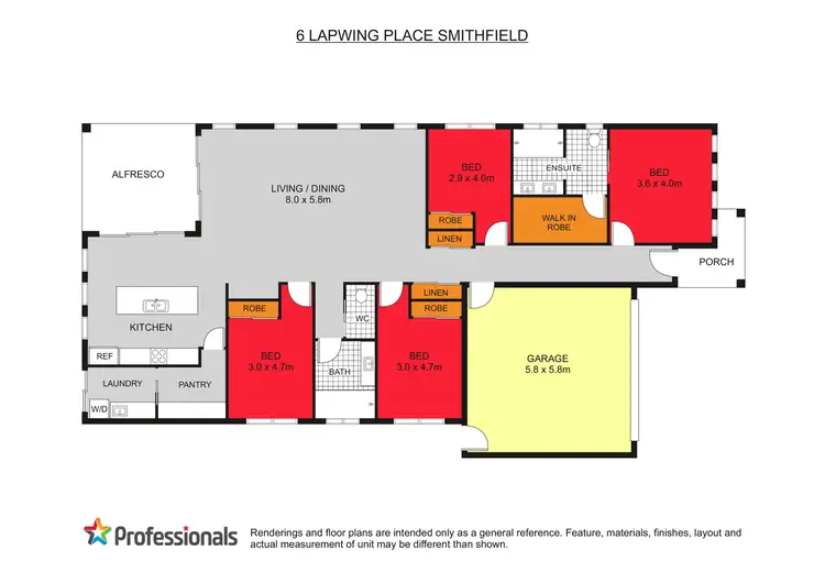 Floorplan of Homely house listing, 6 Lapwing Place, Smithfield QLD 4878
