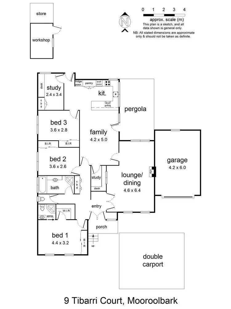 Floorplan of Homely house listing, 9 Tibarri Court, Mooroolbark VIC 3138