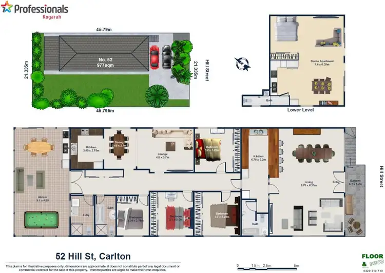 Floorplan of Homely house listing, 52 Hill Street, Carlton NSW 2218