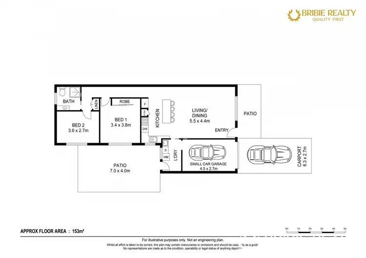 Floorplan of Homely unit listing, 1/22 Clipper Street, Bongaree QLD 4507