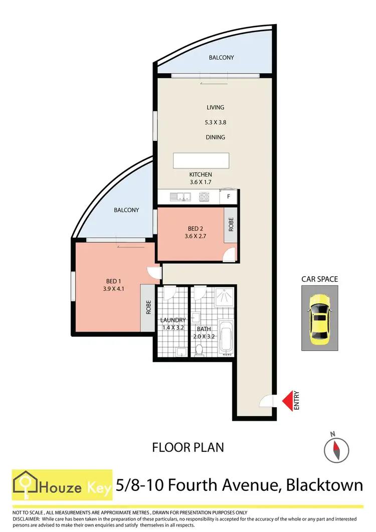 Floorplan of Homely unit listing, 5/8-10 Fourth Avenue, Blacktown NSW 2148